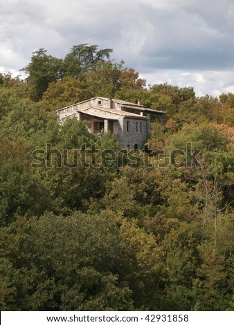 isolate house in Forest, Ardeche