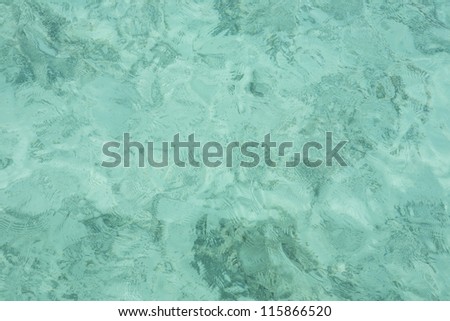 abstract background of light green water ripple