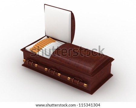 Coffin Cigarette Case