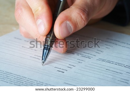 pen work hand work, signature