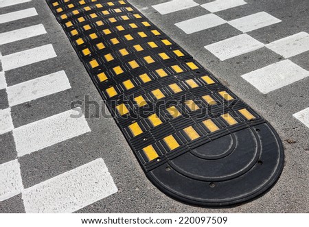 Picture of  road speed bump