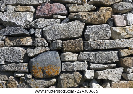Picture of natural stones as natural background