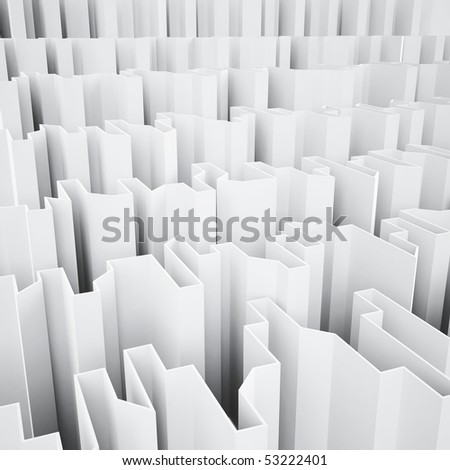 white acute angled abstraction as a background
