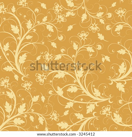flower background wallpaper. stock vector : yellow flowers