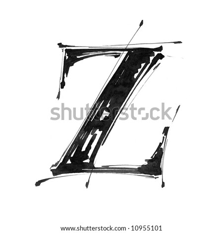 z alphabet. letter Z. Alphabet symbol