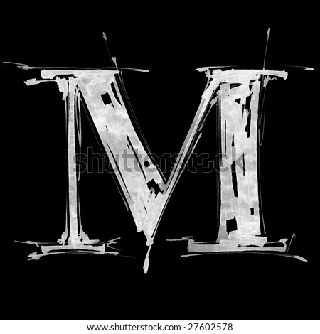 letter m images. stock photo : letter M.