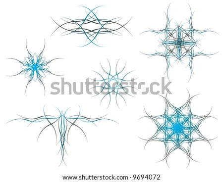 stock vector : Tattoo set 1