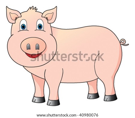 A Smiling Pig