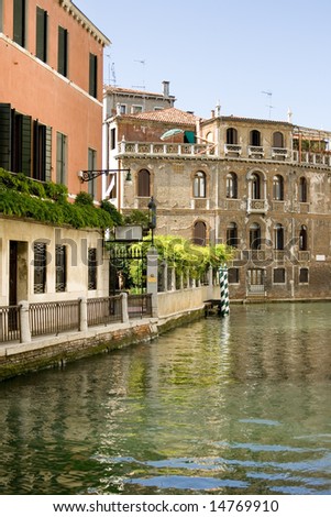 Venice back street - canal