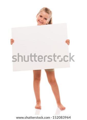 I can hold this piece of cardboard where could be your advertisement or logo of your company