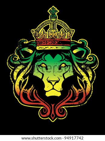jamaican flag lion