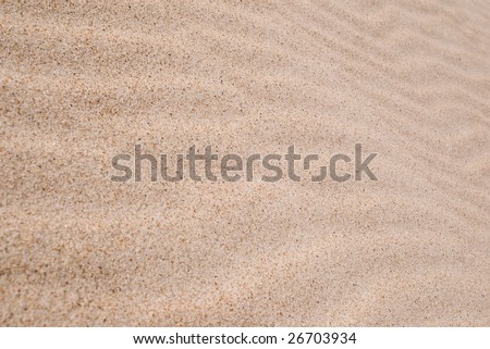 texture of the sand with diminishing perspective