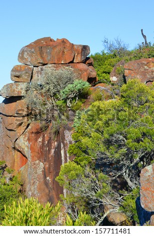 Desert rocks in Richtersveld in the Northern Cape, South Africa