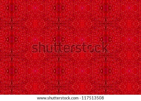 Water on red paint pattern. Personal graphic of my own.