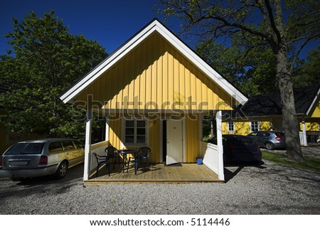 Yellow Holiday Cottage from Sweden