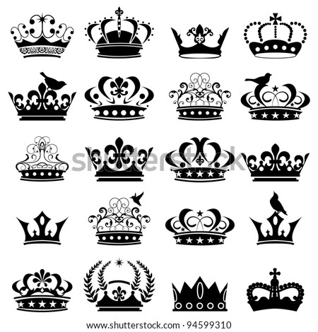 Vector Set of Crowns Vector Set of Crowns