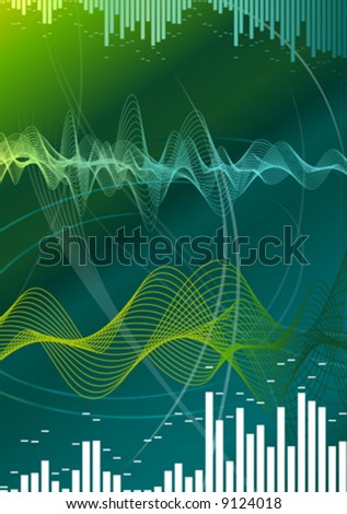 music background vector. vector : Music background
