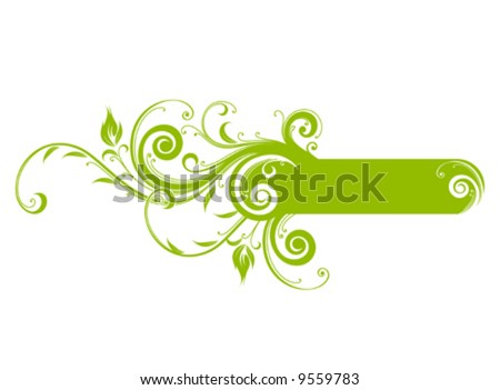 Floral frame Floral frame
