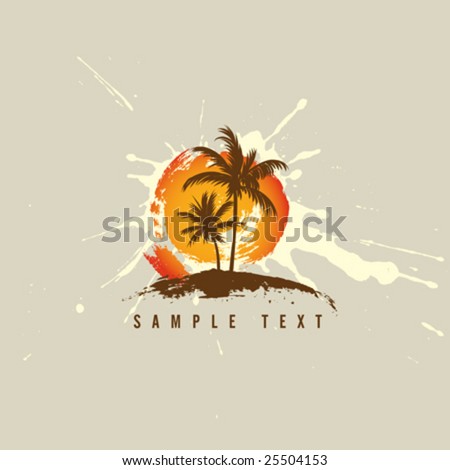 Palm trees Palm trees