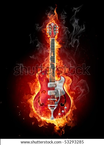 Guitar Flames