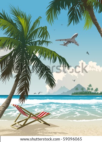 Tropical Paradise Wallpaper. +tropical+beach+wallpapers