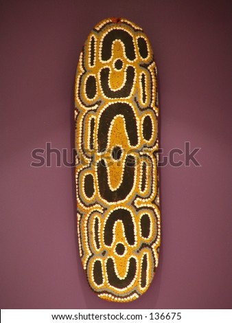 Australia aboriginal art craft  - Tutle shell