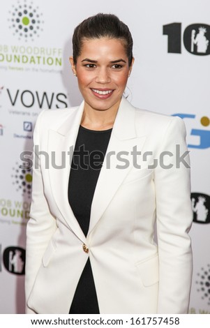 NEW YORK, NY - NOVEMBER 06: America Ferrera attends at 7th Annual Stand Up For Heroes Event at The Theater at Madison Square Garden on November 6, 2013 in New York City.