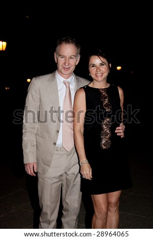 mcenroe wife john york april vanity smyth patty attend fair during party search shutterstock festival