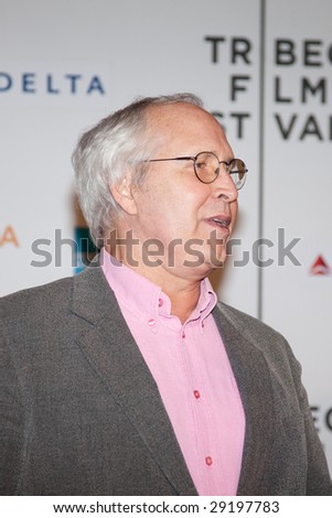 NEW YORK - APRIL 23: Actor Chevy Chase attends the 8th Annual Tribeca Film Festival 'Stay Cool' premiere at BMCC Tribeca PAC on April 23, 2009 in New York.