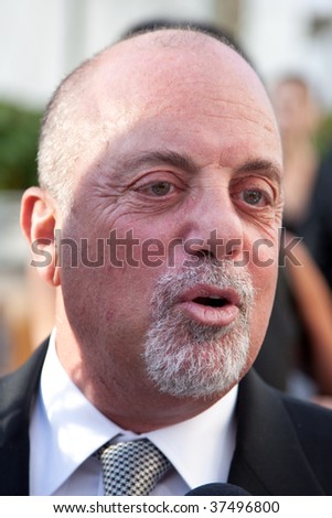 NEW YORK - SEPTEMBER 21:  Musician Billy Joel attends the Metropolitan Opera season opening with a performance of \'Tosca\' at the Lincoln Center  on September 21, 2009 in New York City.