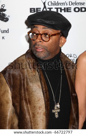 NEW YORK - DECEMBER 06: Spike Lee  attend the 20th Anniversary Celebration of the Children\'s Defense Fund\'s Beat the Odds Program at Guastavino\'s on December 6, 2010 in New York City.