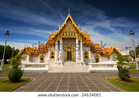 Marble Temple in Bangkok,