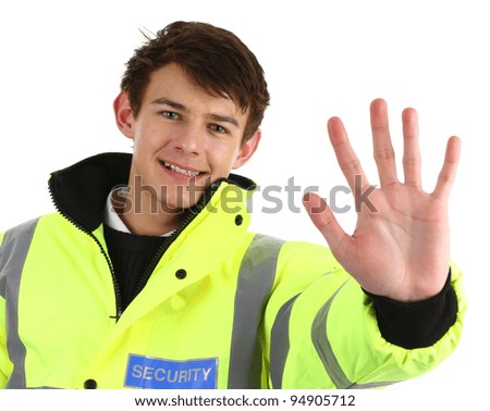 Happy Security Guard