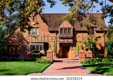 Beautiful brick house