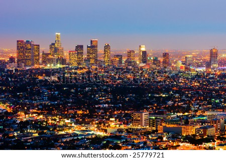 stock photo : Los Angeles at