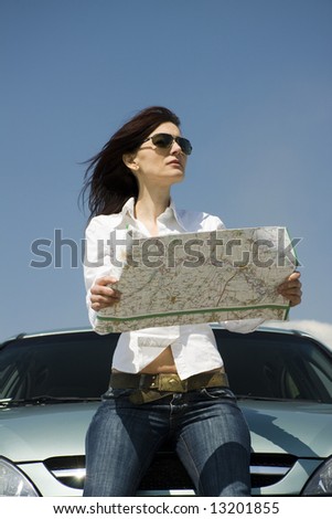 driver with map