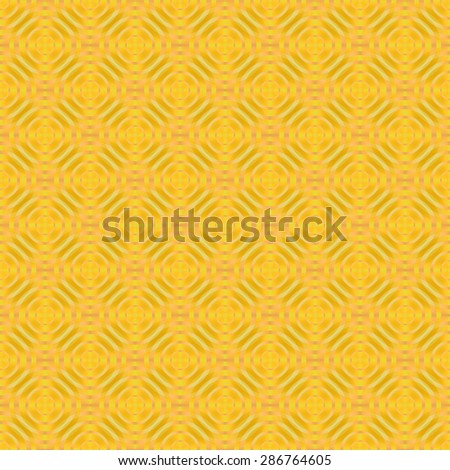 Intricate orange / yellow abstract ripple / target pattern on black background (tile able)