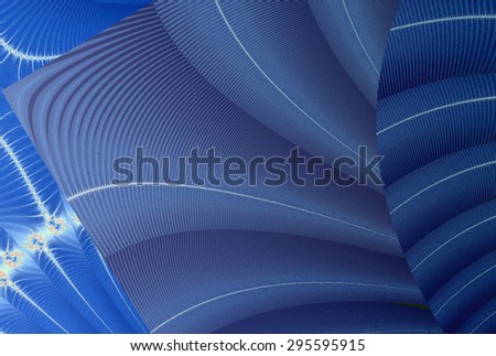 Funky blue / purple / peach abstract ripple / wave design