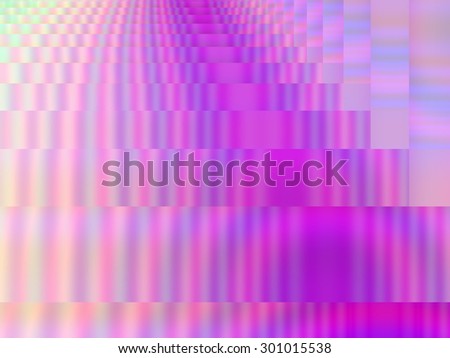 Funky pink, purple and peach abstract ripple strip design