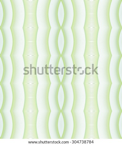 Funky green abstract wave / ripple design on white background