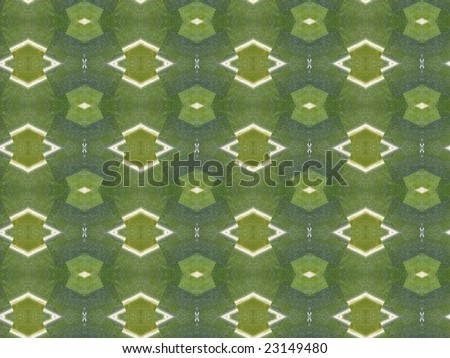Funky deep green repeating diamond / oblong pattern (tile able)