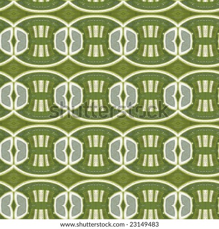 Funky deep green repeating oval, oblong pattern (tile able)