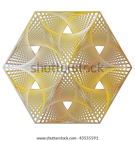 Gold Hexagon