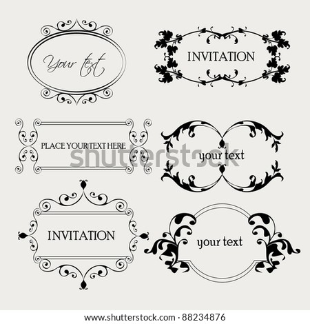 Decorative Text Frames