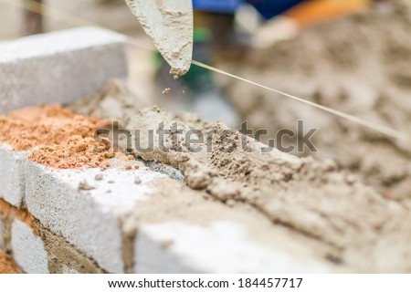 Construction material used on genuine construction site