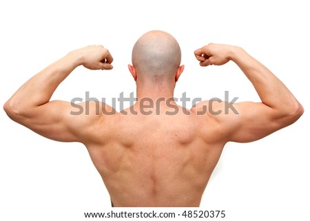 Back of a body builder