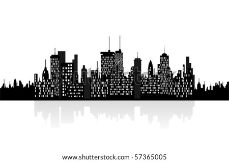stock photos city. stock vector : City skyline