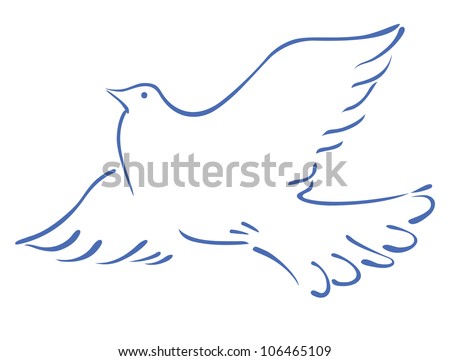 Flying Dove Sketch