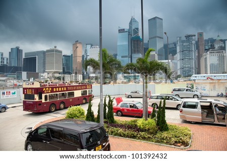 HONG KONG - APRIL 16: Hong Kong Island on April 16, 2012, in Hong Kong. The island became a colony of the British empire when in 1839-1842 it defeated the Chinese in the First Opium War.
