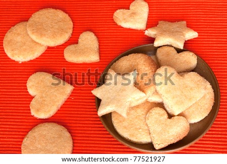 Almond Cookies for tea time, coffee, pause, breakfast